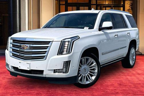 Crystal White Tricoat 2019 Cadillac Escalade Platinum