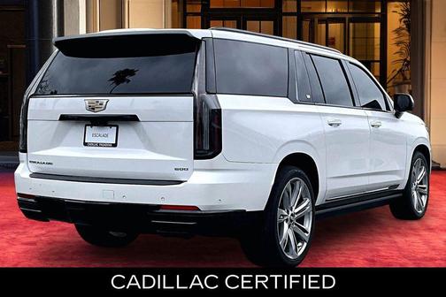 Crystal White Tricoat 2025 Cadillac Escalade ESV Sport Platinum