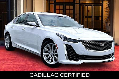 Summit White 2024 Cadillac CT5 Luxury