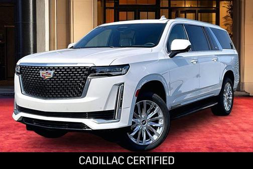 Crystal White Tricoat 2023 Cadillac Escalade ESV Premium Luxury