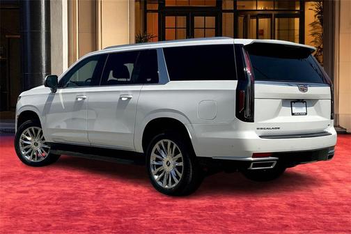 Crystal White Tricoat 2023 Cadillac Escalade ESV Premium Luxury