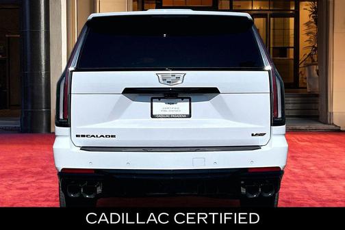 Vibrant White Tricoat 2026 Cadillac Escalade ESV V-Series