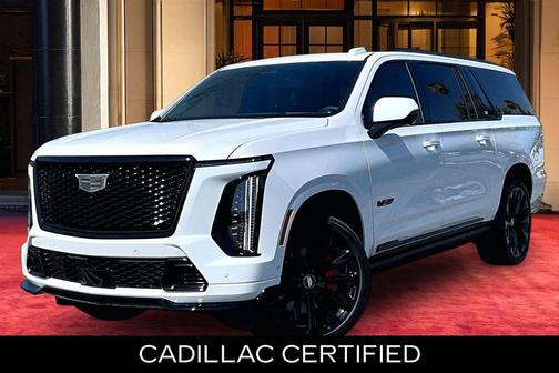 Vibrant White Tricoat 2026 Cadillac Escalade ESV V-Series