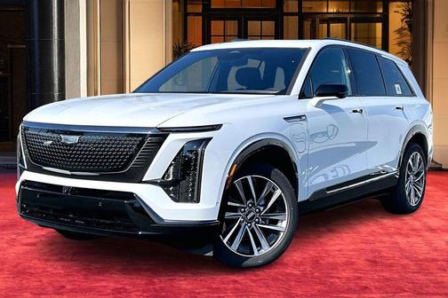 Vibrant White Tricoat 2026 Cadillac VISTIQ Sport