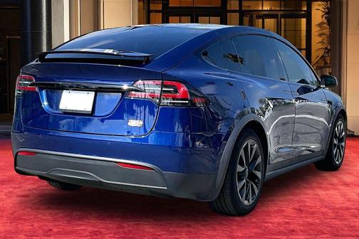 Deep Blue Metallic 2022 Tesla Model X Plaid Tri Motor All-Wheel Drive
