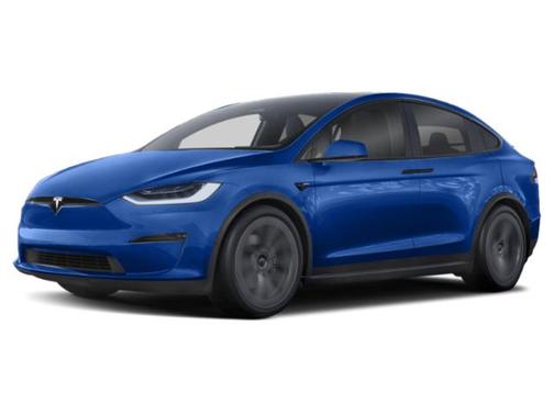 Deep Blue Metallic 2022 Tesla Model X Plaid Tri Motor All-Wheel Drive