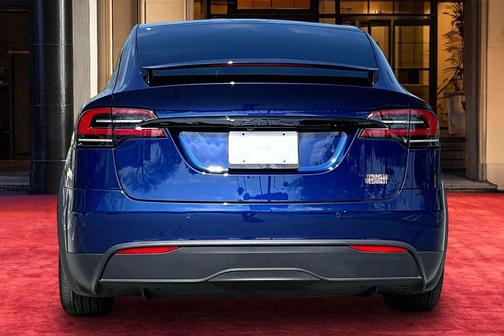 Deep Blue Metallic 2022 Tesla Model X Plaid Tri Motor All-Wheel Drive
