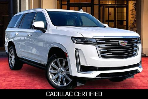 Crystal White Tricoat 2022 Cadillac Escalade Premium Luxury Platinum