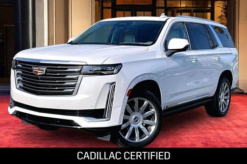 Crystal White Tricoat 2022 Cadillac Escalade Premium Luxury Platinum