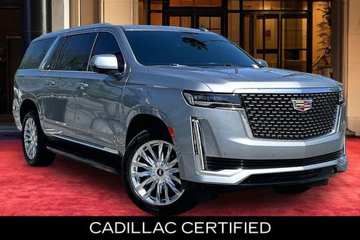 Argent Silver Metallic 2024 Cadillac Escalade ESV Premium Luxury
