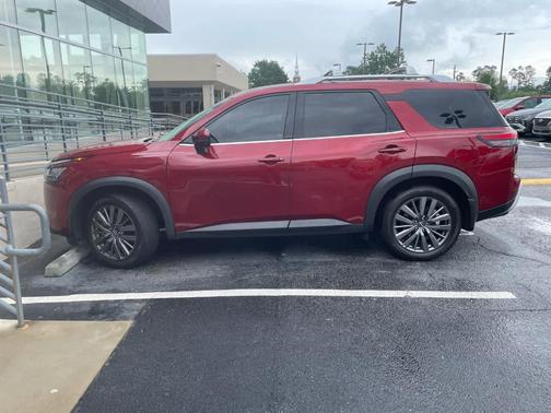 Scarlet Ember 2024 Nissan Pathfinder SL