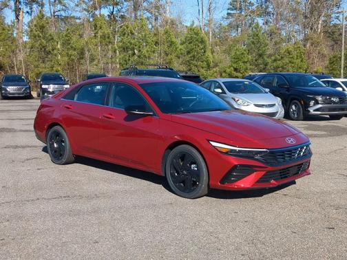 Red 2026 Hyundai ELANTRA SEL SPORT PREMIUM
