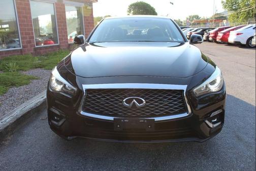 Black 2019 INFINITI Q50 3.0t LUXE