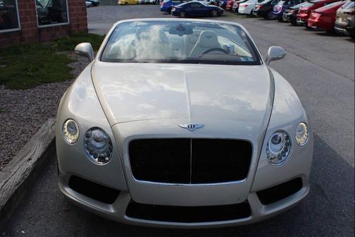 Tan 2013 Bentley Continental GTC V8