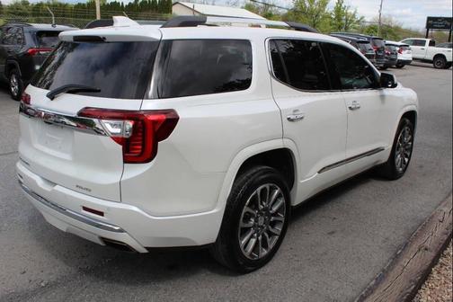 White Frost Tricoat 2022 GMC Acadia Denali