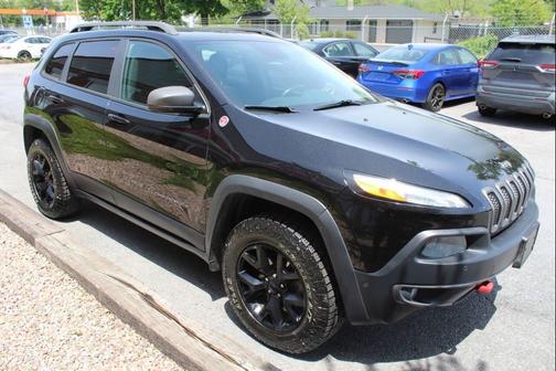 Black 2014 Jeep Cherokee Trailhawk