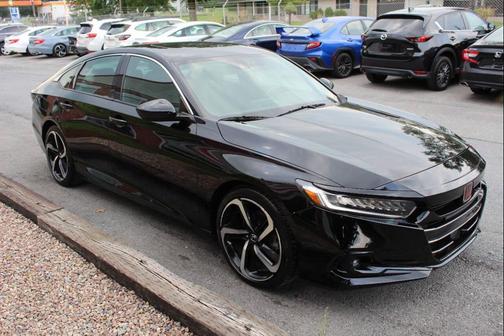 Black 2022 Honda Accord Sport 2.0T