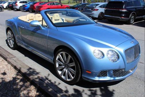 Blue 2012 Bentley Continental GT Base
