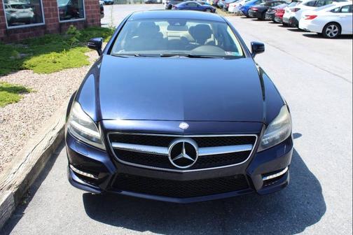 Blue 2014 Mercedes-Benz CLS-Class CLS 550 4MATIC AWD 4dr Sedan