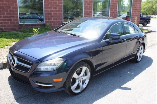 Blue 2014 Mercedes-Benz CLS-Class CLS 550 4MATIC AWD 4dr Sedan