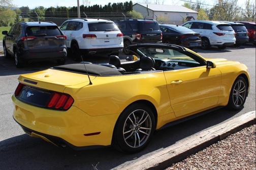 Yellow 2016 Ford Mustang EcoBoost Premium