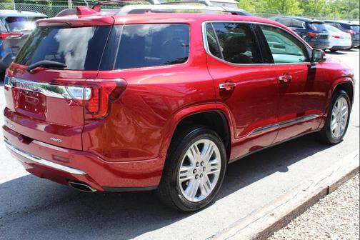 Red 2021 GMC Acadia Denali