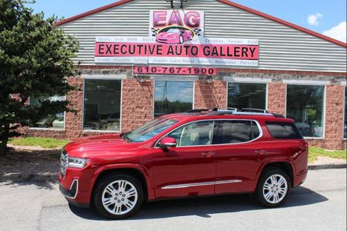 Red 2021 GMC Acadia Denali