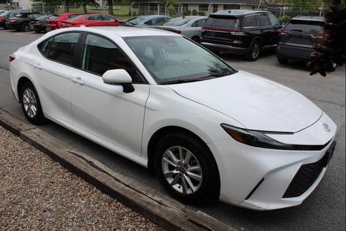 White 2025 Toyota Camry LE