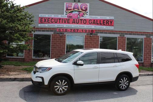 White 2019 Honda Pilot EX-L