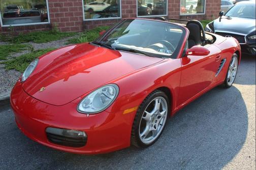 Red 2005 Porsche Boxster Base 2dr Roadster