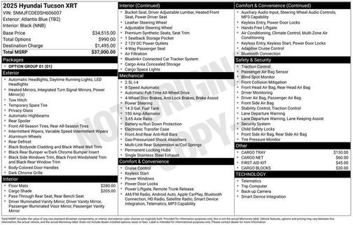 2025 Hyundai TUCSON XRT