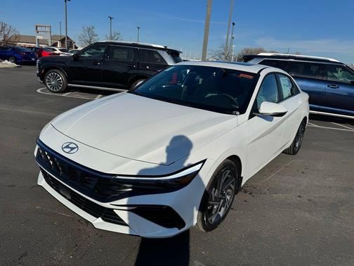 Serenity White 2026 Hyundai ELANTRA HEV Limited