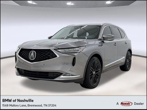 Liquid Carbon Metallic 2022 Acura MDX Advance Package