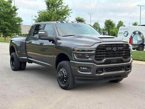 Granite Crystal Metallic Clearcoat 2025 RAM 3500 Laramie Mega Cab 4x4 6'4' Box