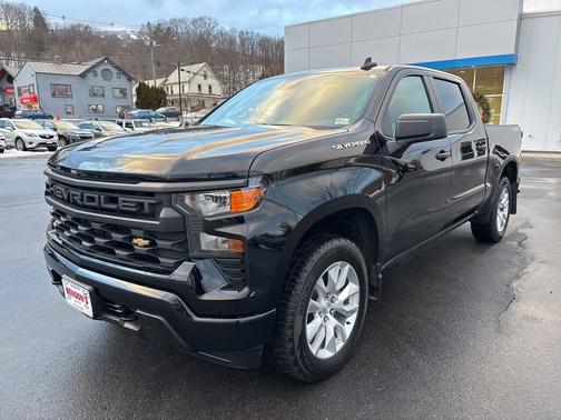 Black 2023 Chevrolet Silverado 1500 Custom