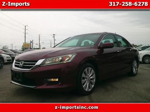 Maroon 2014 Honda Accord EX-L
