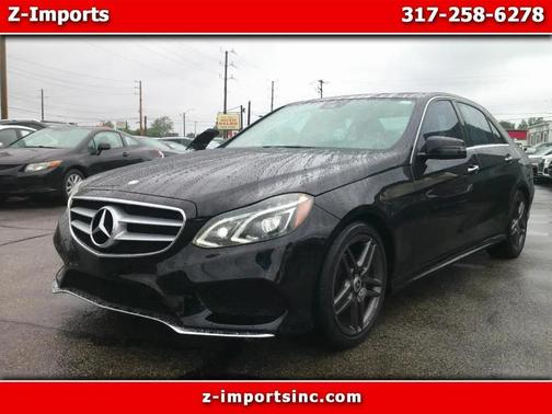 Black 2015 Mercedes-Benz E-Class 4MATIC