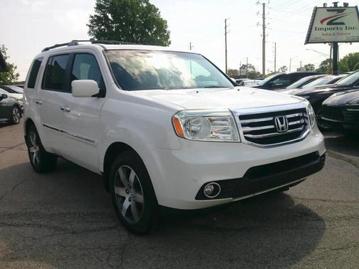 White Diamond Pearl 2012 Honda Pilot Touring