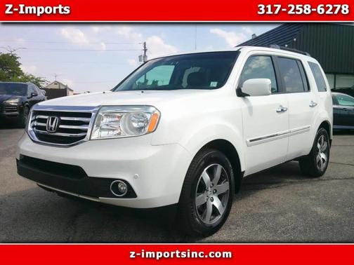 White Diamond Pearl 2012 Honda Pilot Touring