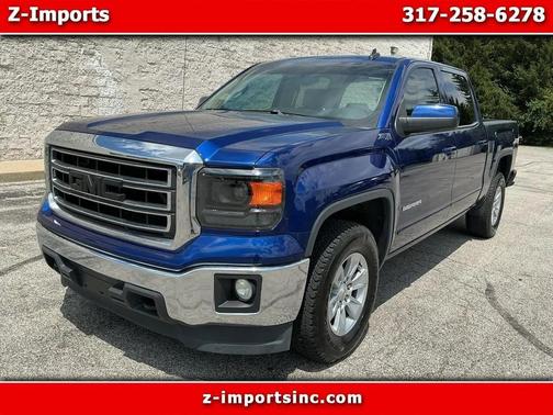 Cobalt Blue Metallic 2014 GMC Sierra 1500 SLE