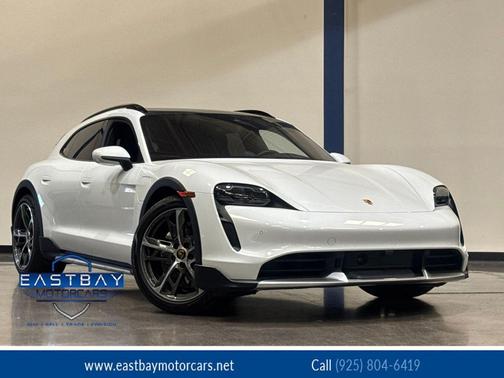 White 2023 Porsche Taycan Turbo