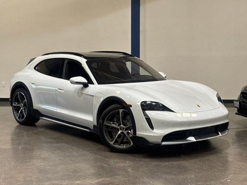 White 2023 Porsche Taycan Turbo