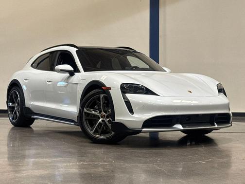 White 2023 Porsche Taycan Turbo