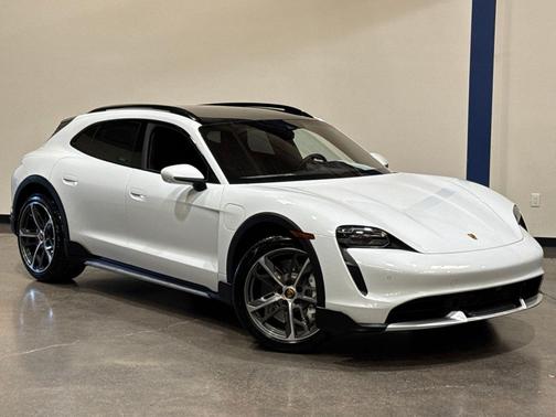 White 2023 Porsche Taycan Turbo