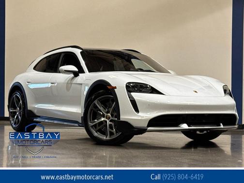 White 2023 Porsche Taycan Turbo