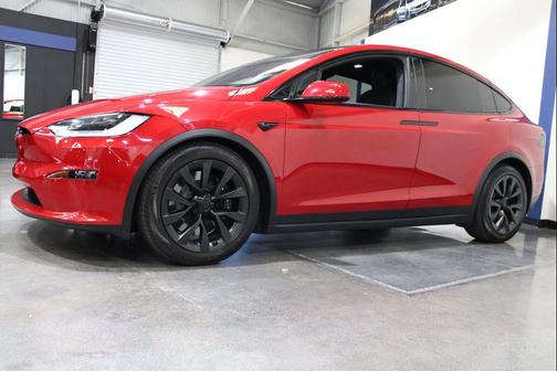 Red Multi-Coat 2023 Tesla Model X Dual Motor All-Wheel Drive