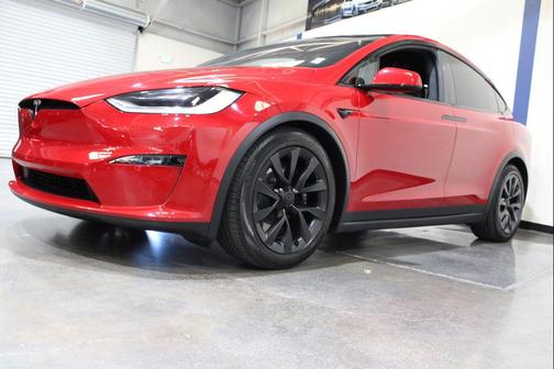 Red Multi-Coat 2023 Tesla Model X Dual Motor All-Wheel Drive