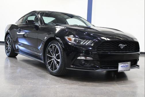 Shadow Black 2017 Ford Mustang EcoBoost