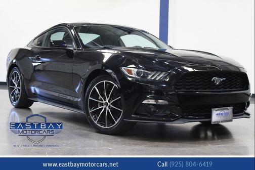 Shadow Black 2017 Ford Mustang EcoBoost