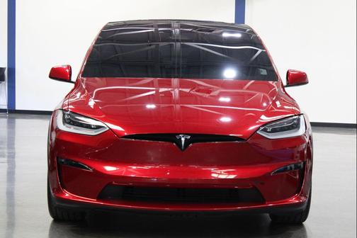 Red Multi-Coat 2023 Tesla Model X Plaid Tri Motor All-Wheel Drive